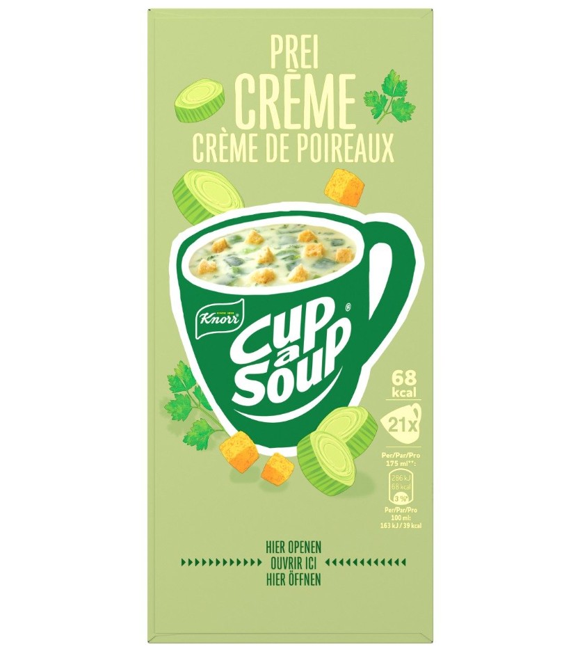Knorr Cup-a-Soup Prei/Créme 21x175ml